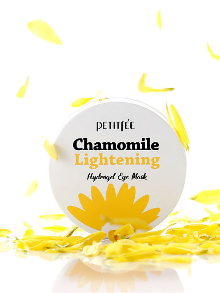 PETITFEE Chamomile Lightening Hydrogel Eye Mask 84g (60pieces,30pairs)