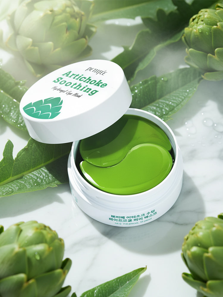 PETITFEE Artichoke Soothing Hydrogel Eye Mask 84g (60pieces,30pairs)