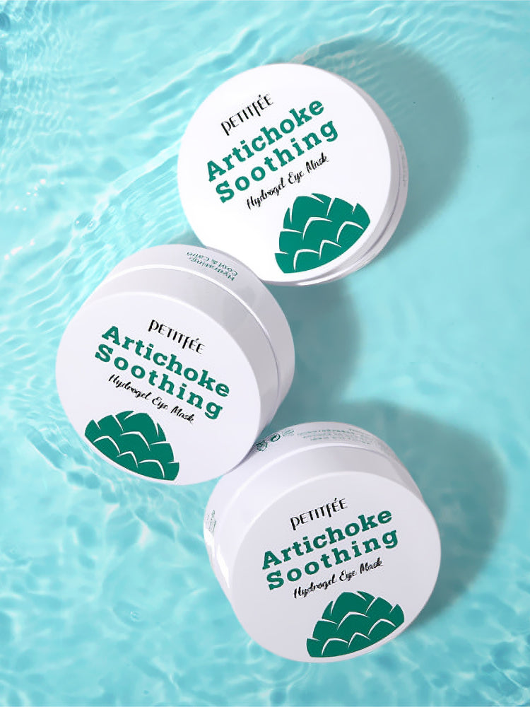 PETITFEE Artichoke Soothing Hydrogel Eye Mask 84g (60pieces,30pairs)