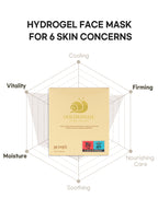 PETITFEE Gold & Snail Hydrogel Mask Pack 30g #5pcs