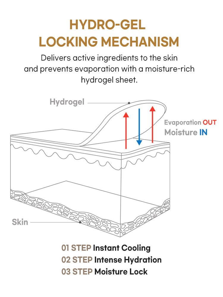 PETITFEE Gold Neck Pack 10g #5pcs