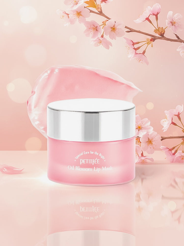 PETITFEE Oil Blossom Lip Mask 15g #Camelia Seed Oil (Barrier Protection)