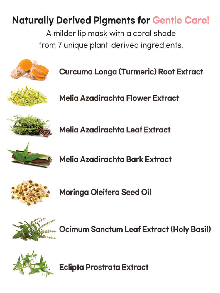 PETITFEE Oil Blossom Lip Mask 15g Camelia Seed Oil ingredients list including plant-derived extracts.