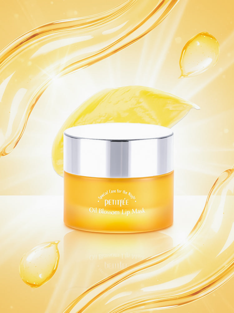 PETITFEE Oil Blossom Lip Mask 15g #Sea Buckthorn Oil (Vita Brightening)
