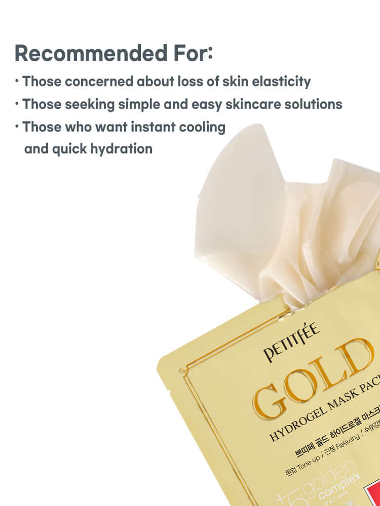 PETITFEE Gold Hydrogel Mask Pack 32g #1pc