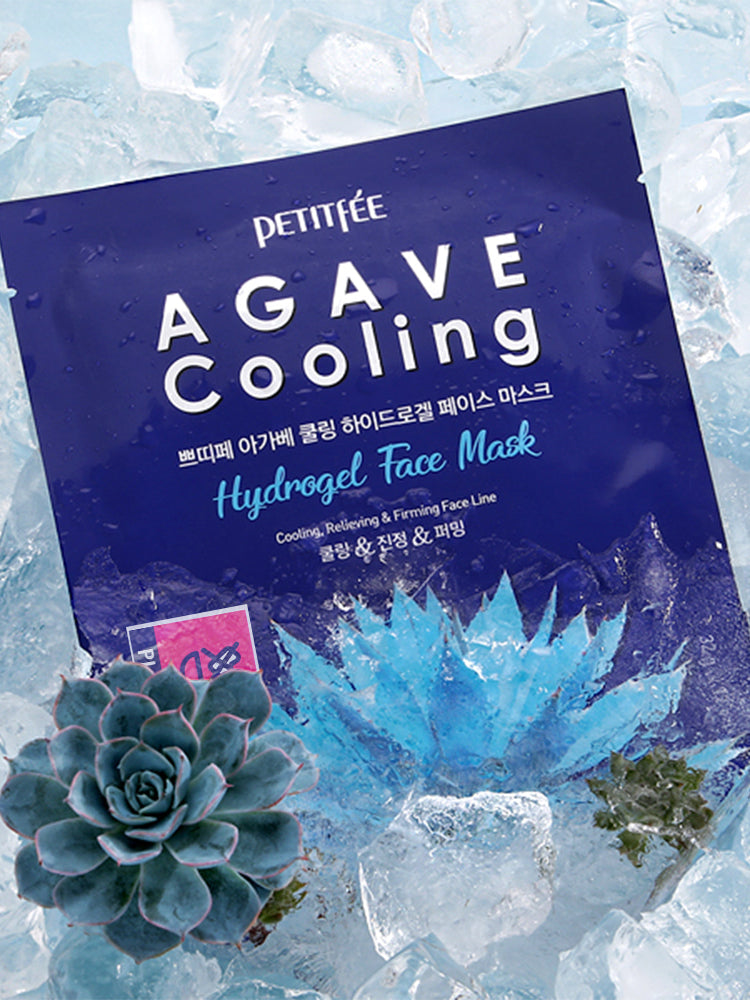 PETITFEE Agave Cooling Hydrogel Face Mask 32g #5pcs