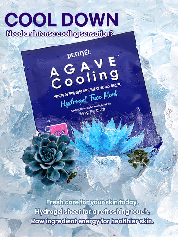 PETITFEE Agave Cooling Hydrogel Face Mask 32g #1pc