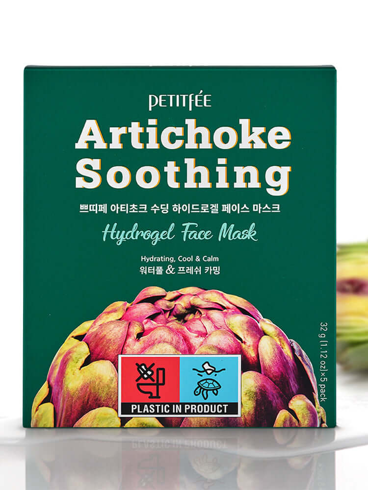 PETITFEE Artichoke Soothing Hydrogel Face Mask 32g #1pc