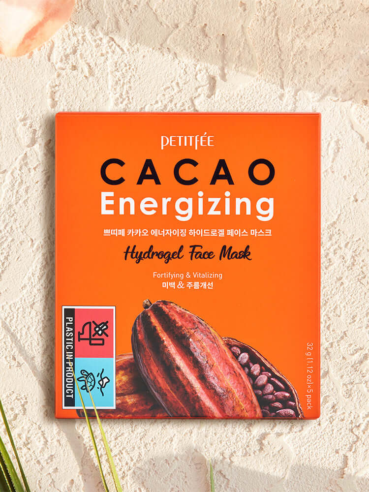 PETITFEE Cacao Energizing Hydrogel Face Mask 32g #1pc