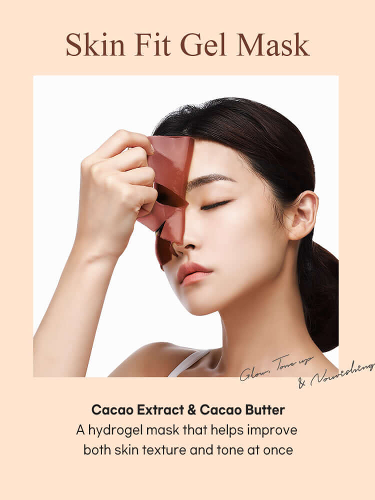 PETITFEE Cacao Energizing Hydrogel Face Mask 32g #1pc