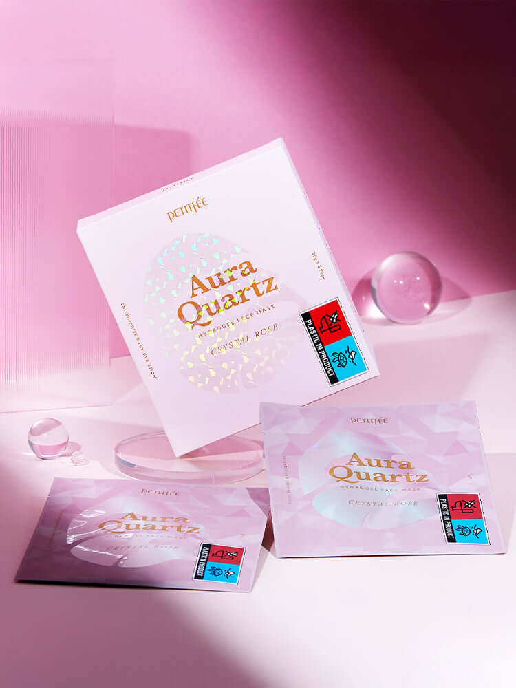 PETITFEE Aura Quartz Hydrogel Face Mask 30g #Crystal Rose #1pc