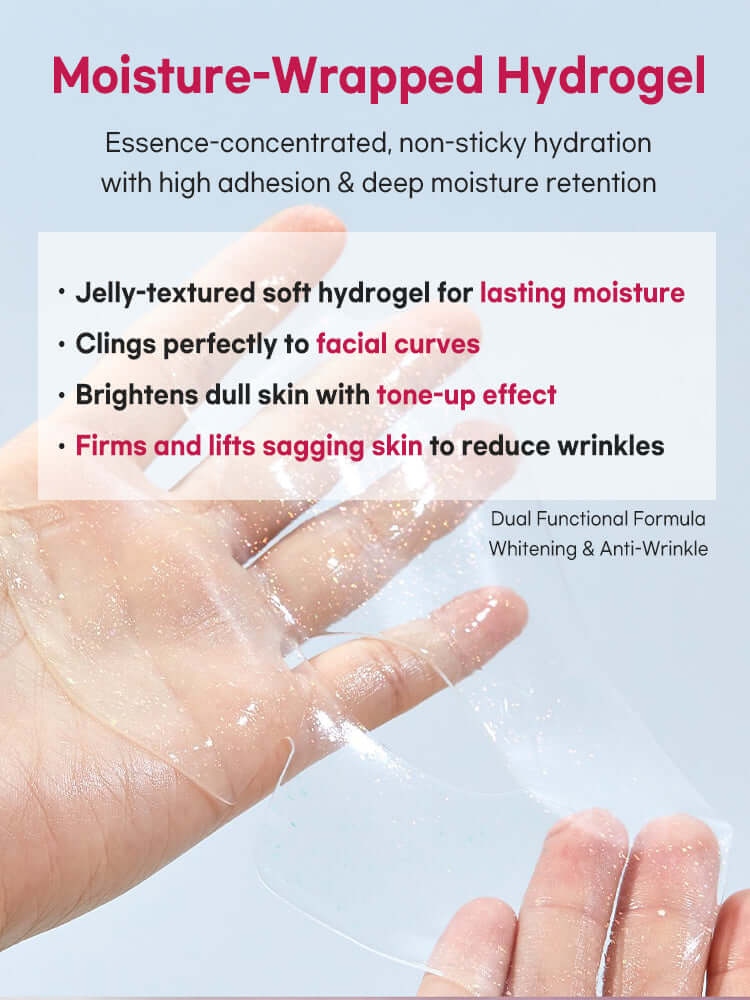 PETITFEE Aura Quartz Hydrogel Face Mask 30g #Crystal Rose #1pc