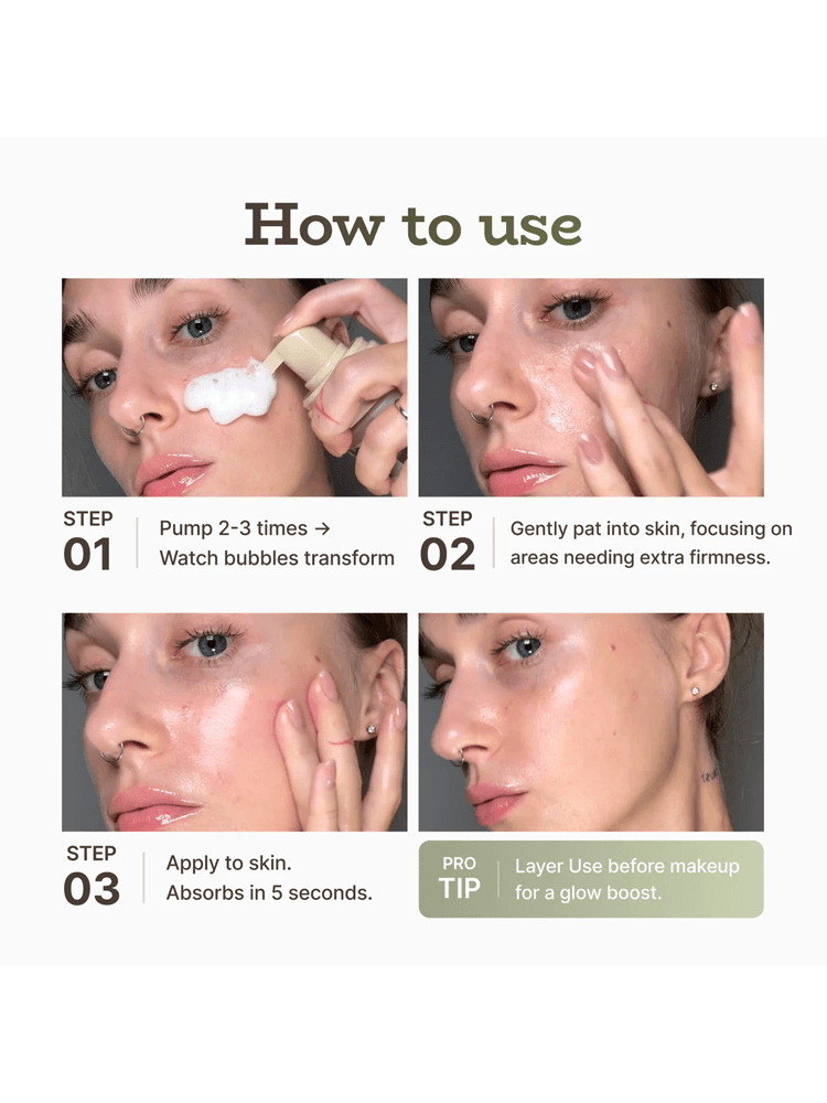 How to use PODL Bam Collagen Unbeli-Bubble Ampoule with step-by-step instructions for best results.