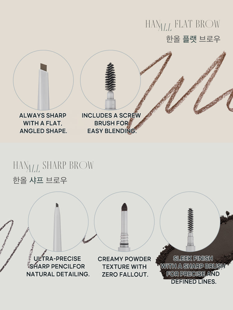 rom&nd Han All Flat / Sharp Brow