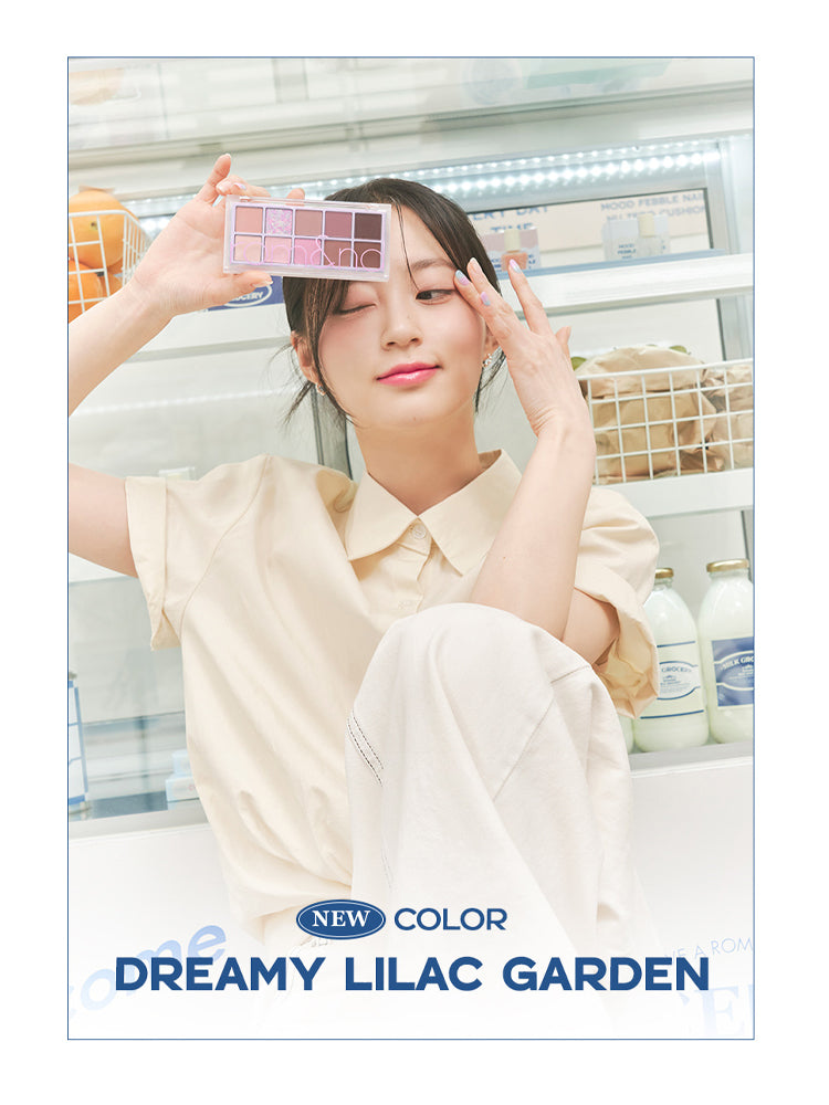 rom&nd Better Than Palette 8g #Milk Grocery #09 Dreamy Lilac Garden