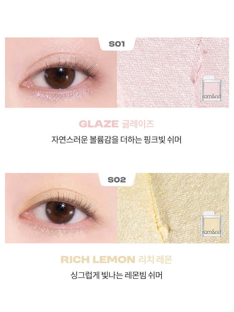 [Pick 4, Free Case] rom&nd Slide In Single 1.5g
