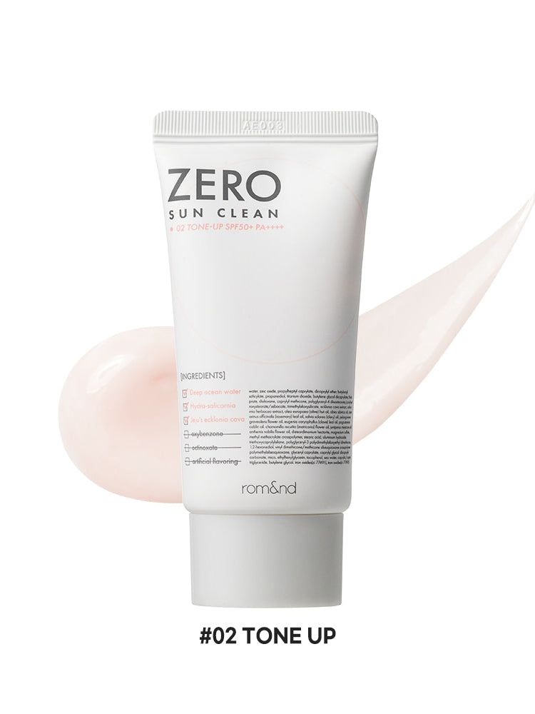 rom&nd Zero Sun Clean 50ml SPF50+/PA++++