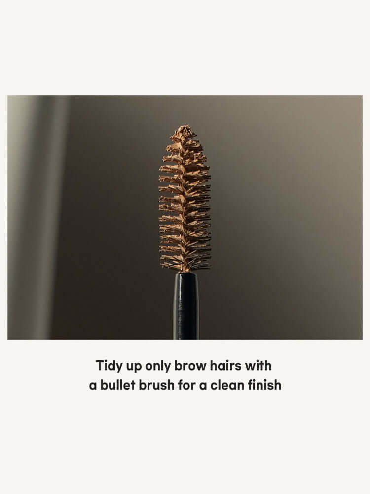 rom&nd Han All Brow Cara bullet brush for clean finish - Korean Cosmetics New Zealand