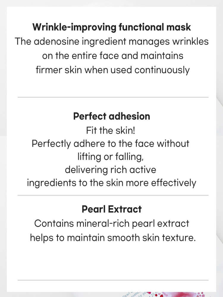 TENZERO Pink Pearl Sheet Mask 25ml #1pc