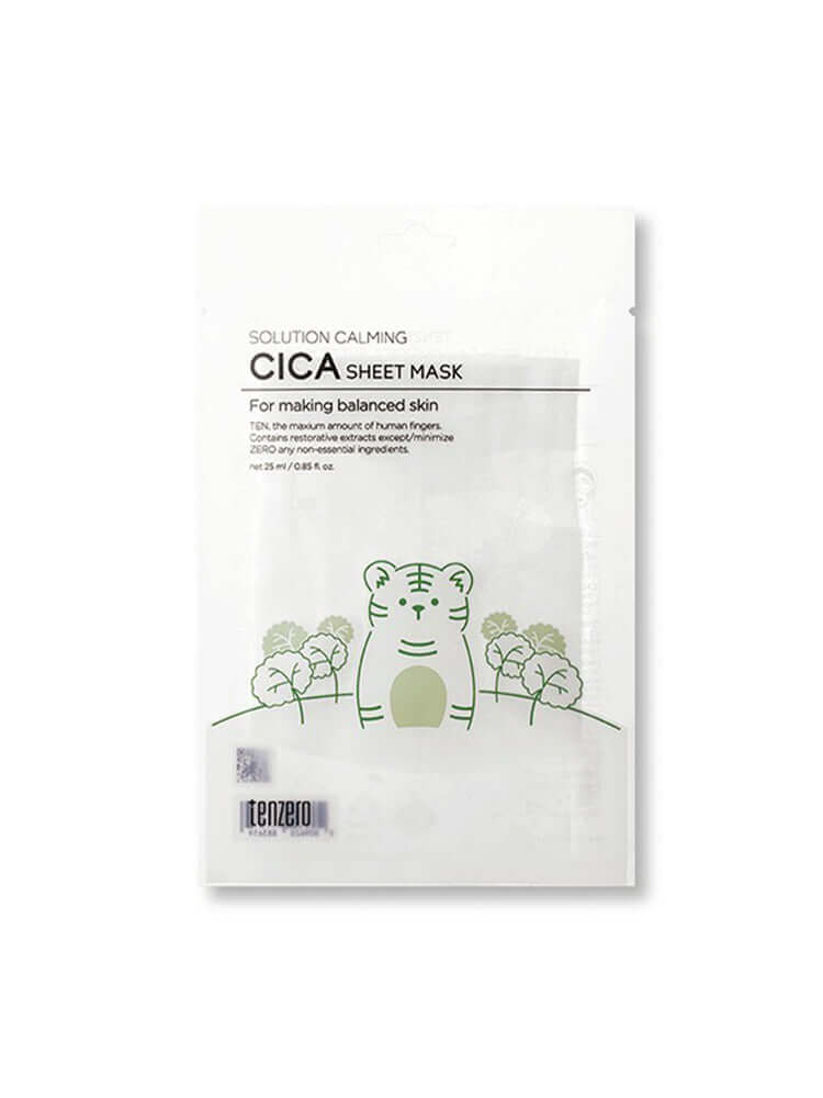 TENZERO Solution Calming Cica Sheet Mask 25ml #1pc
