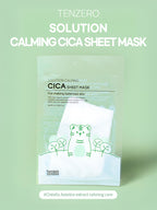 TENZERO Solution Calming Cica Sheet Mask 25ml