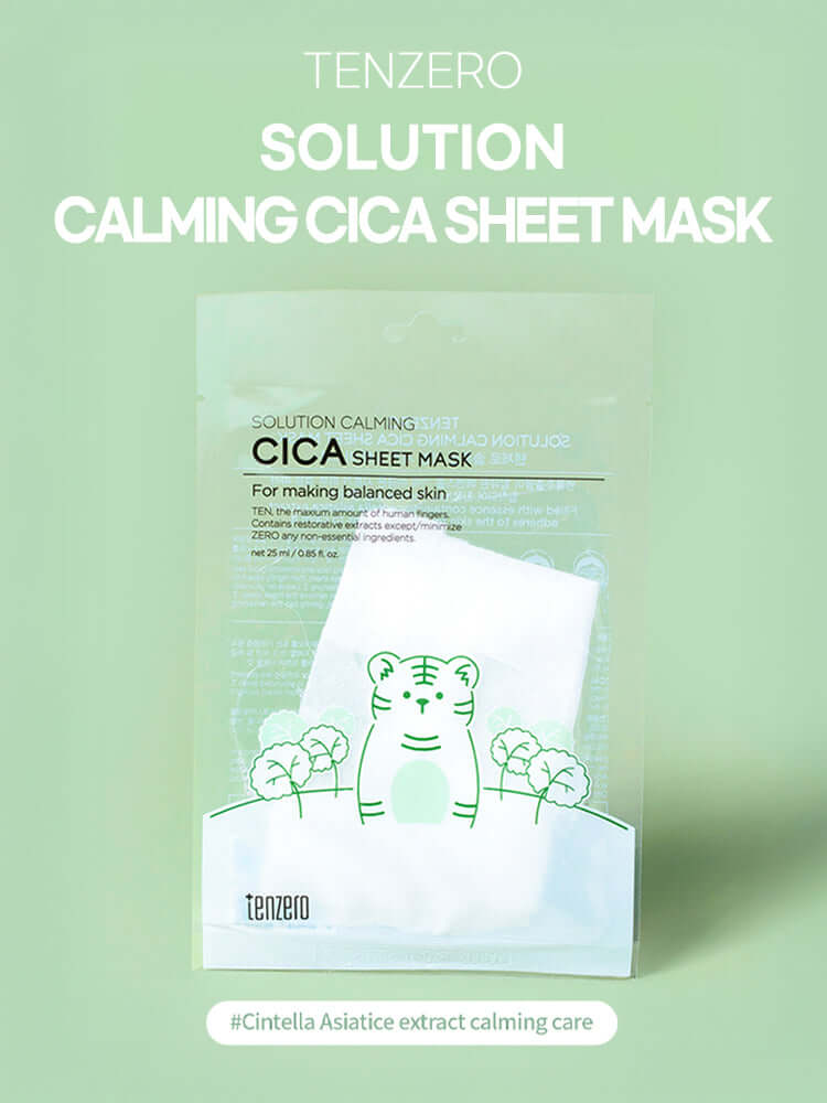 TENZERO Solution Calming Cica Sheet Mask 25ml #1pc