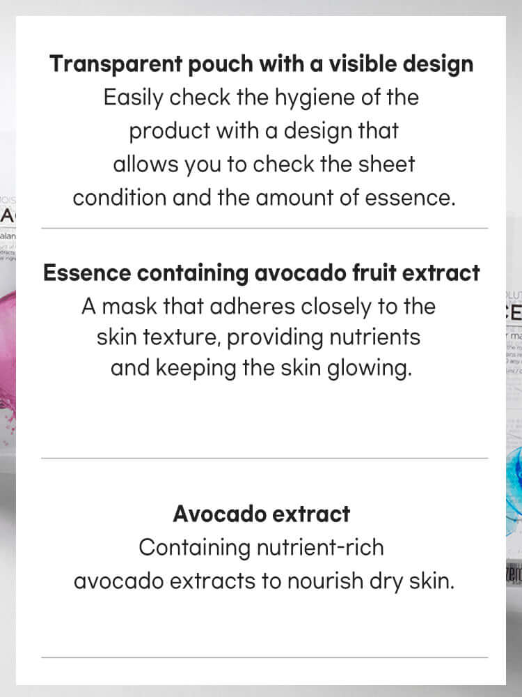TENZERO Solution Nourishing Avocado Sheet Mask 25ml #1pc