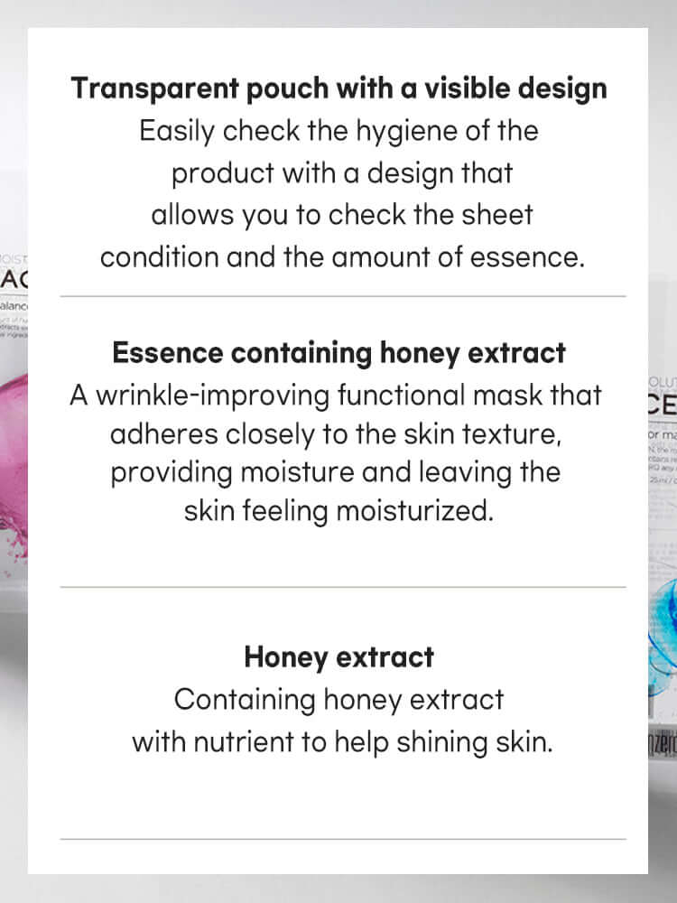 TENZERO Solution Nourishing Honey Sheet Mask 25ml #1pc