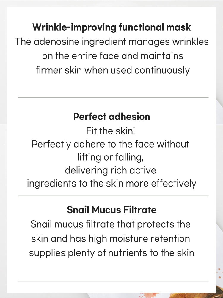 TENZERO Snail Sheet Mask 25ml