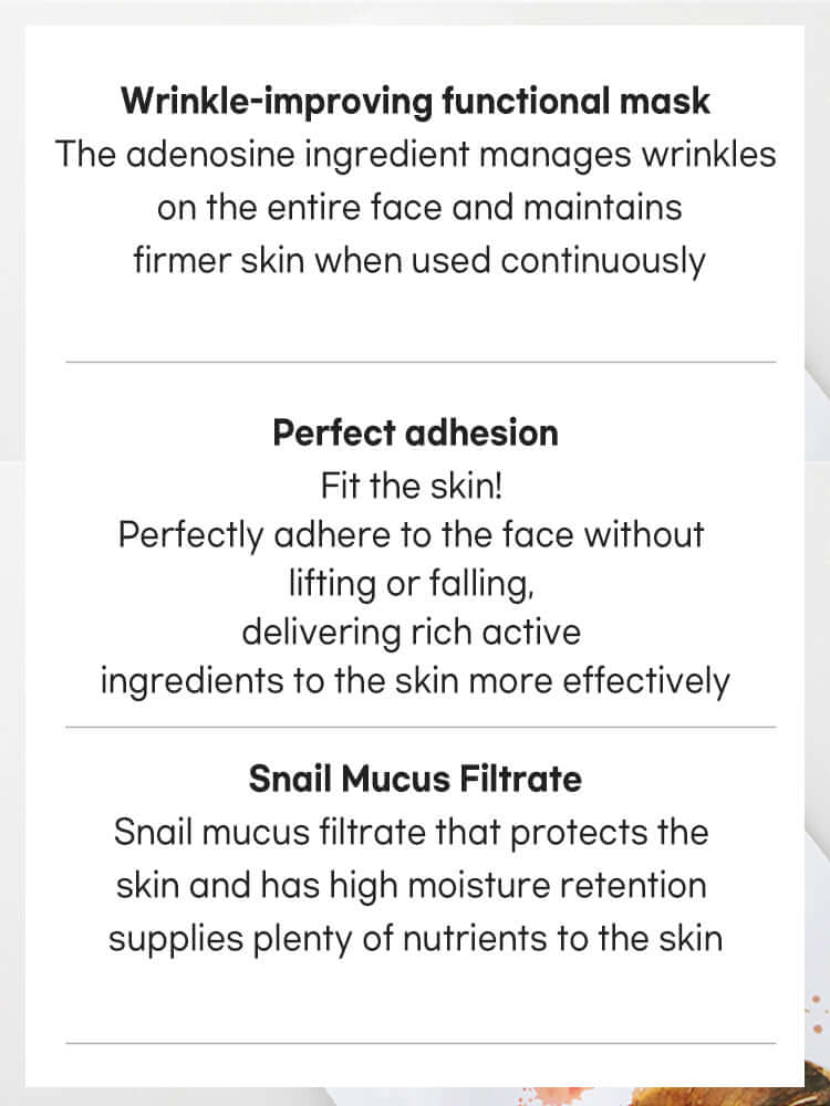 TENZERO Snail Sheet Mask 25ml #1pc