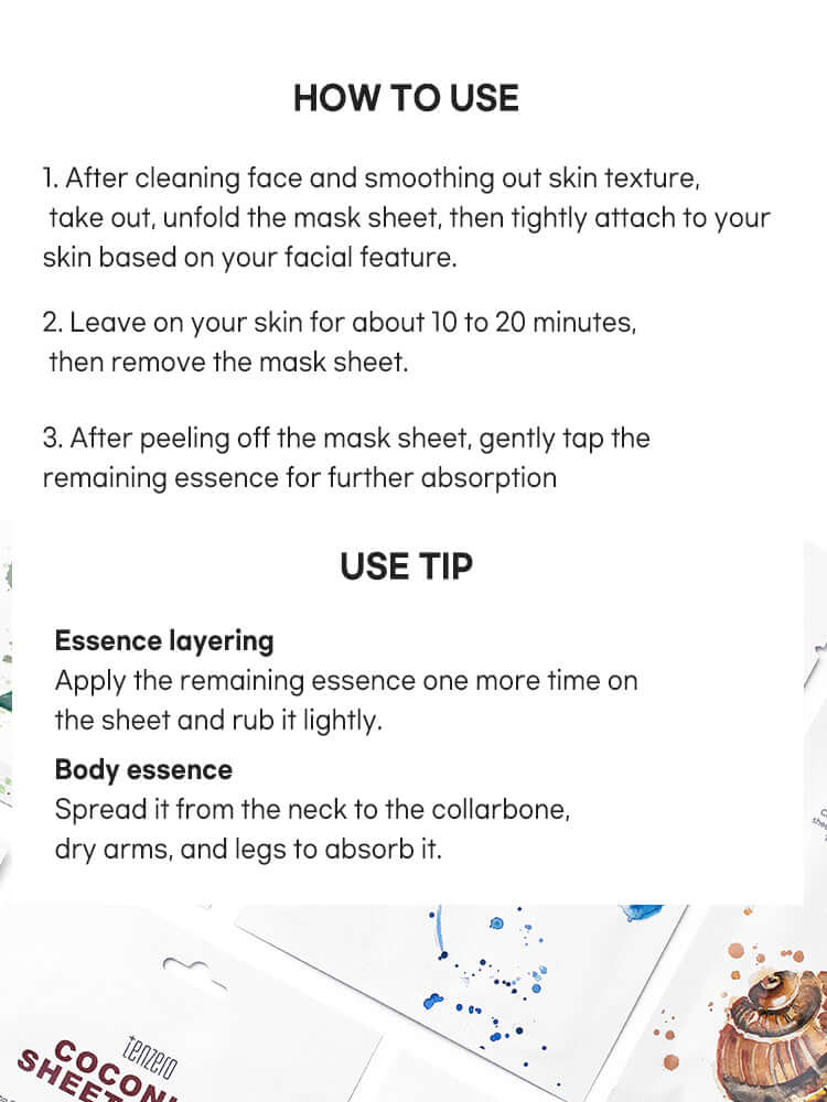 TENZERO Snail Sheet Mask 25ml #1pc
