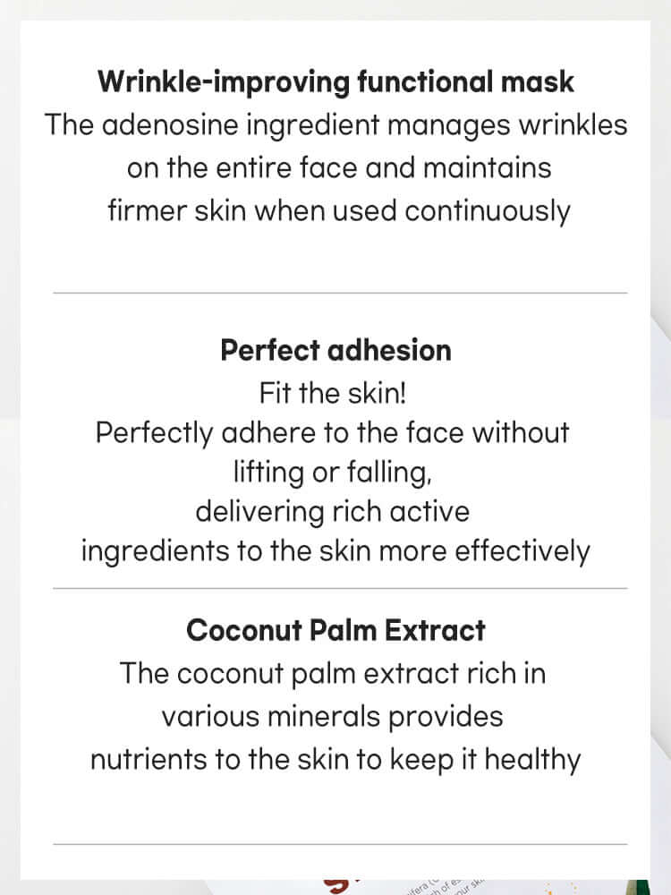 TENZERO Coconut Sheet Mask 25ml #1pc
