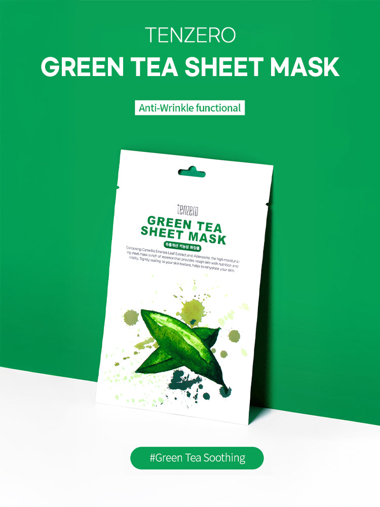 TENZERO Greentea Sheet Mask 25ml