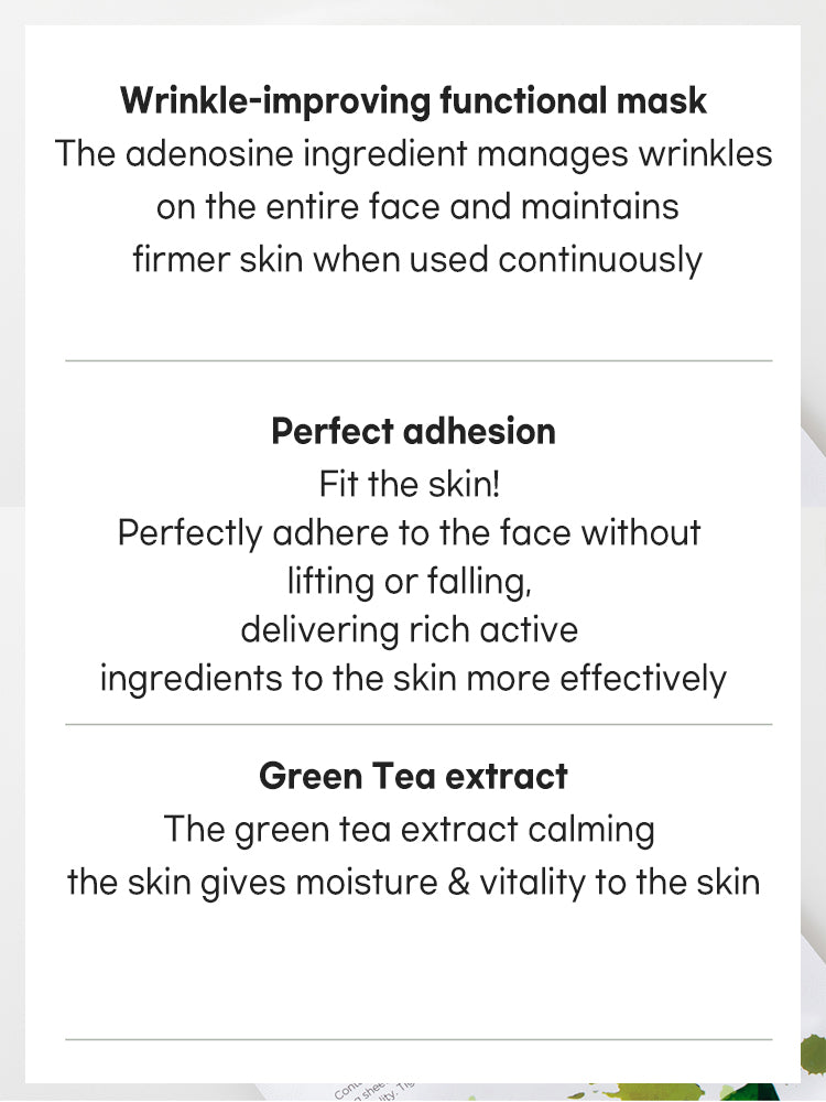 TENZERO Greentea Sheet Mask 25ml