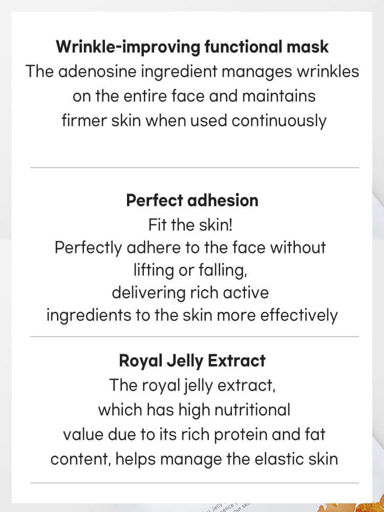 TENZERO Royal Jelly Sheet Mask 25ml #1pc