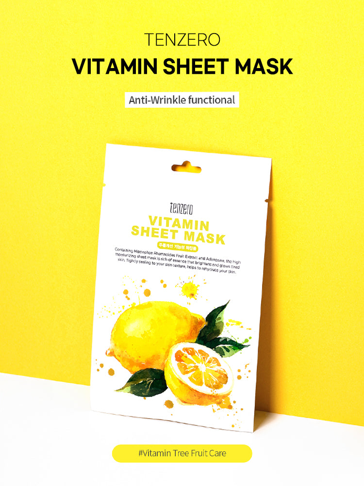 TENZERO Vitamin Sheet Mask 25ml