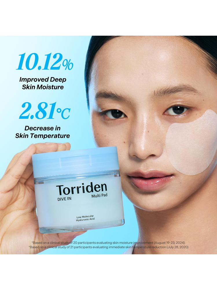 TORRIDEN Dive-In Low Molecule Hyaluronic Acid Multi Pad 160ml 80pads