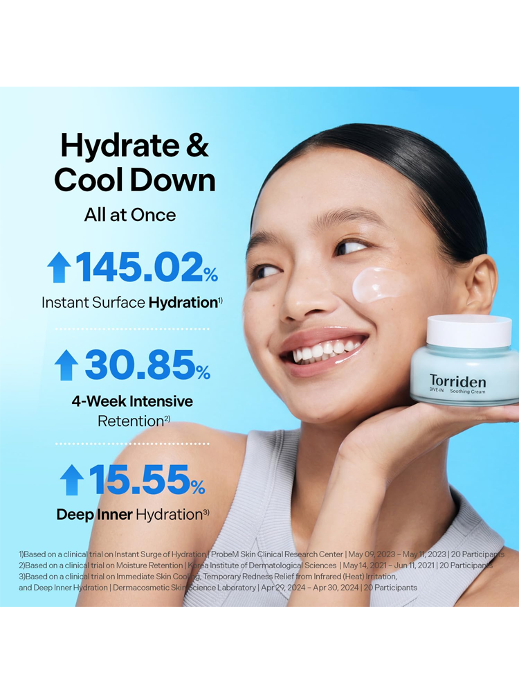TORRIDEN Dive-In Low Molecule Hyaluronic Acid Soothing Cream 100ml
