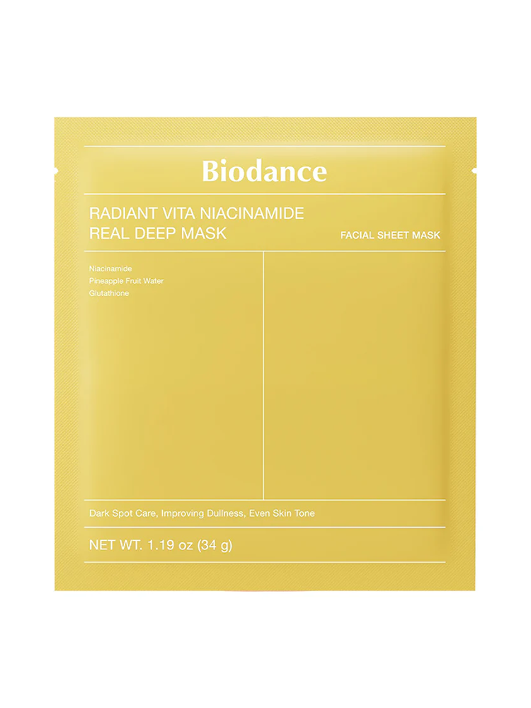 BIODANCE Radiant Vita Niacinamide Real Deep Mask 34g #1pc