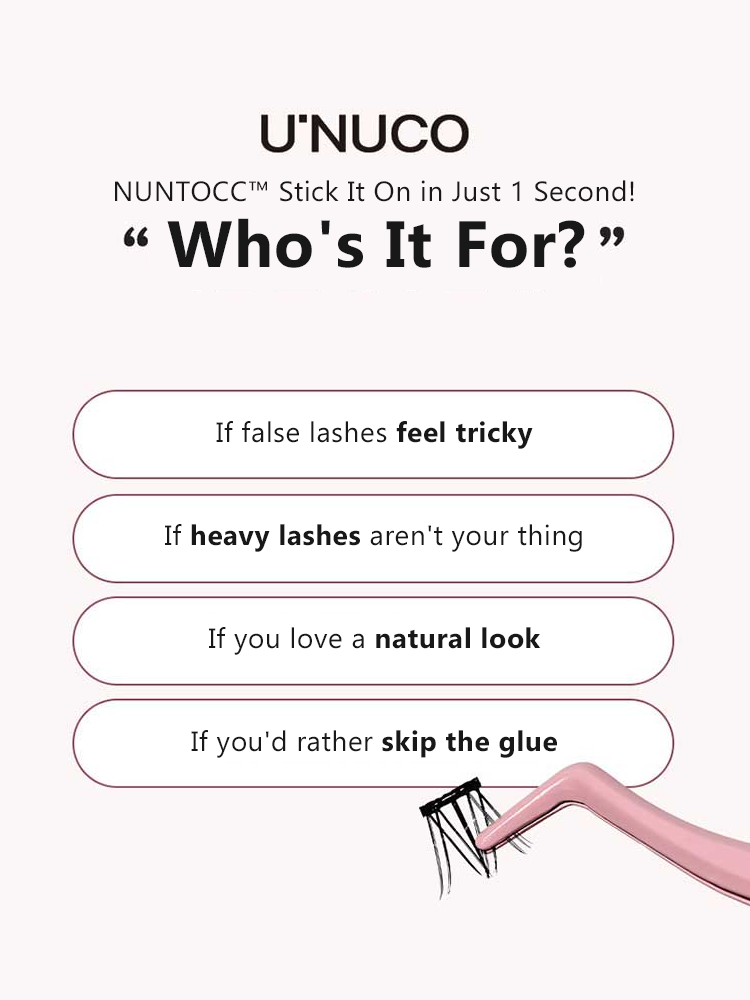 UNUCO No-glue eyelashes nuntocc