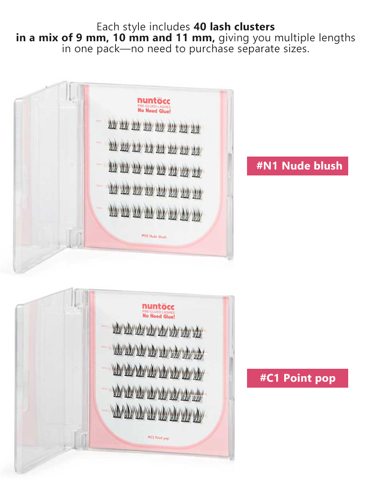 UNUCO No-glue eyelashes nuntocc