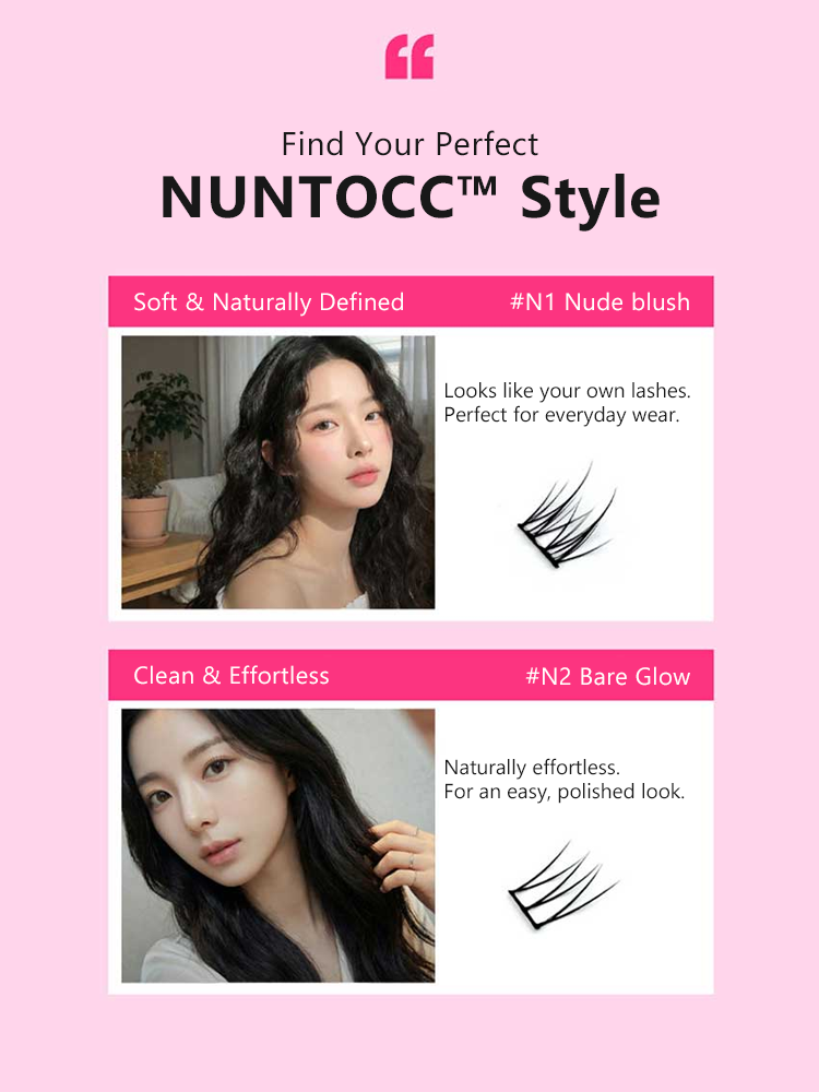 UNUCO No-glue eyelashes nuntocc