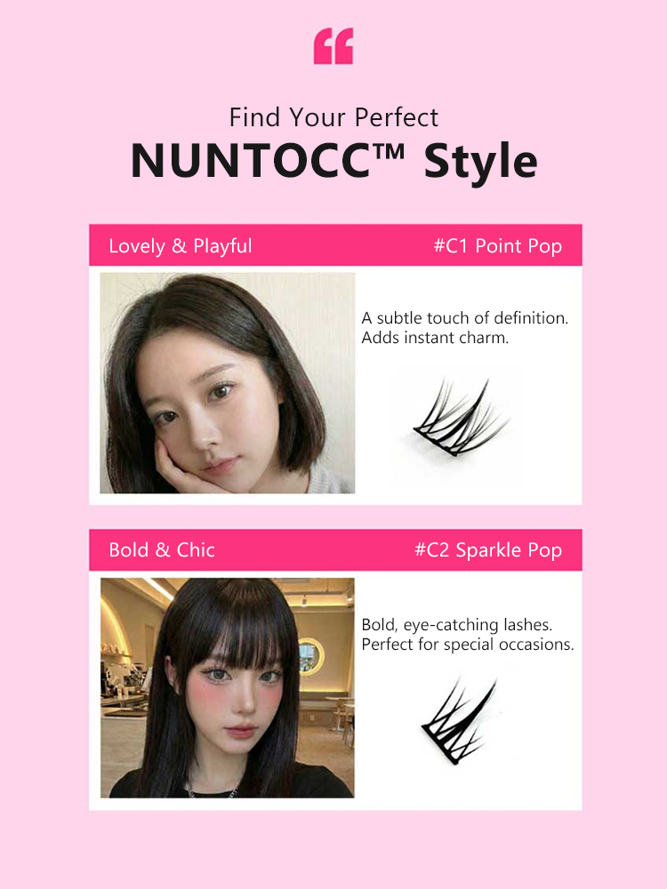 UNUCO No-glue eyelashes nuntocc