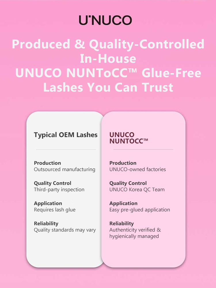 UNUCO No-glue eyelashes nuntocc