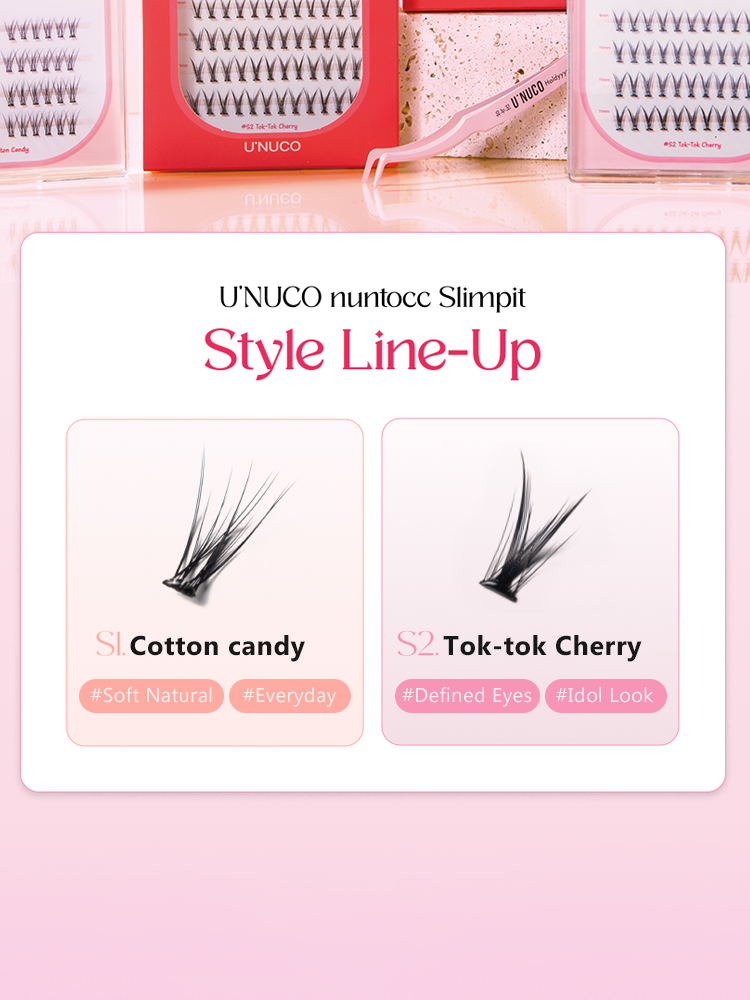UNUCO No-glue eyelashes nuntocc Slim-fit