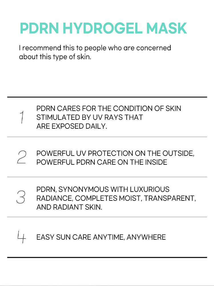 VT PDRN Hydrogel Mask 33g #4pcs