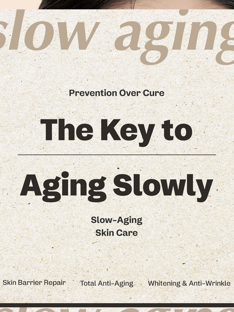 manyo Bifida Biome Complex Ampoule The Key to Aging Slowly with slow aging skincare benefits and prevention over cure messaging.
